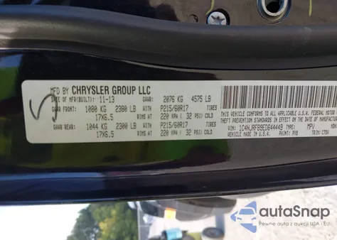 2014 Jeep Patriot Latitude z USA, uszkodzony, nr VIN 1C4NJRFB9ED644449